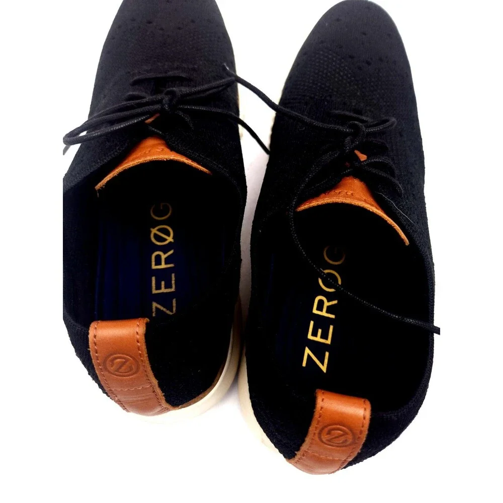 Cole Haan Size 13 M 2.Zerogrand Stitchlite Lace Mens Black Casual Shoes C27568